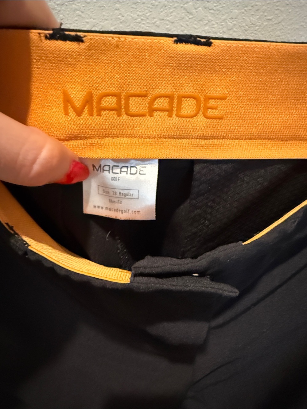 Macade Women's Black Performance Ankle Pants View 2